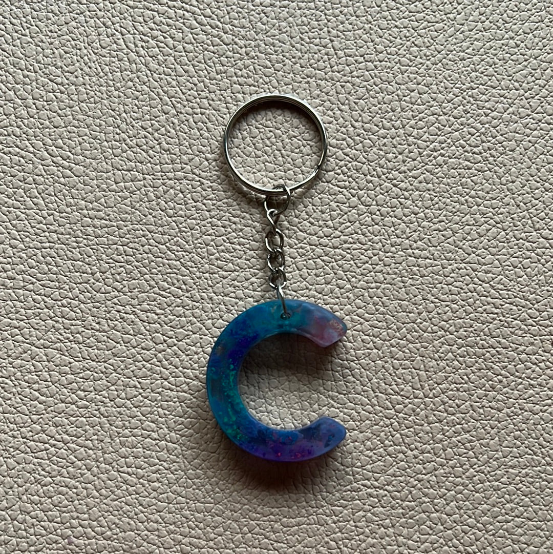 Water Colour Affect Key Chain (C)