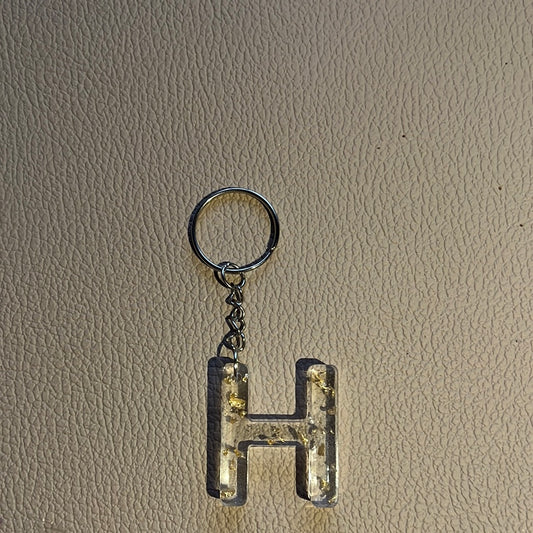 Gold Flake Key Chain (H)