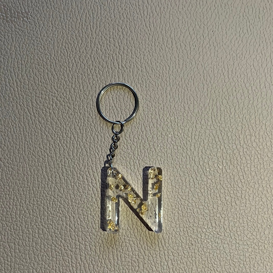 Gold Flake Key Chain (N)