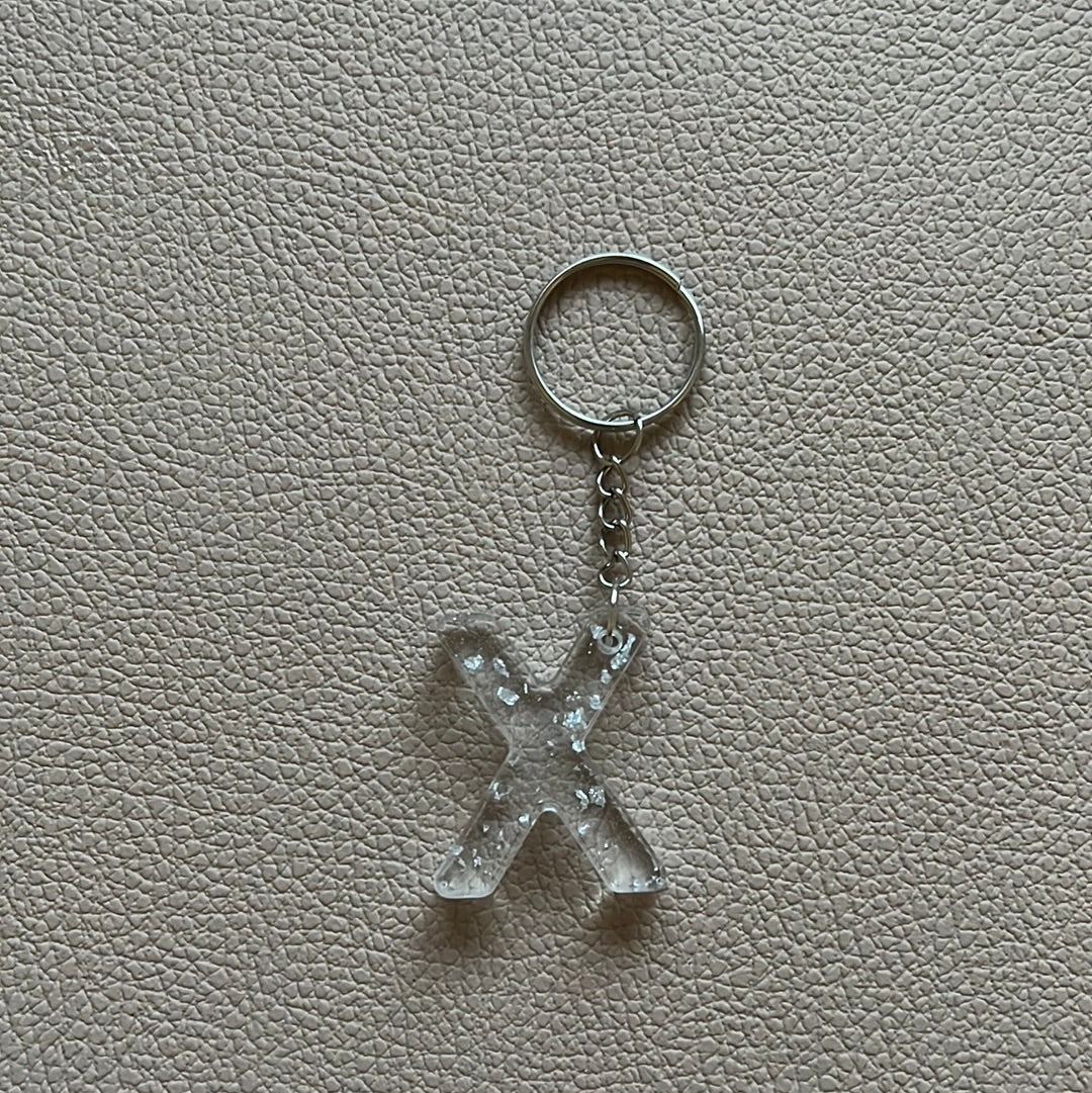 Silver Flake Key Chain (X)