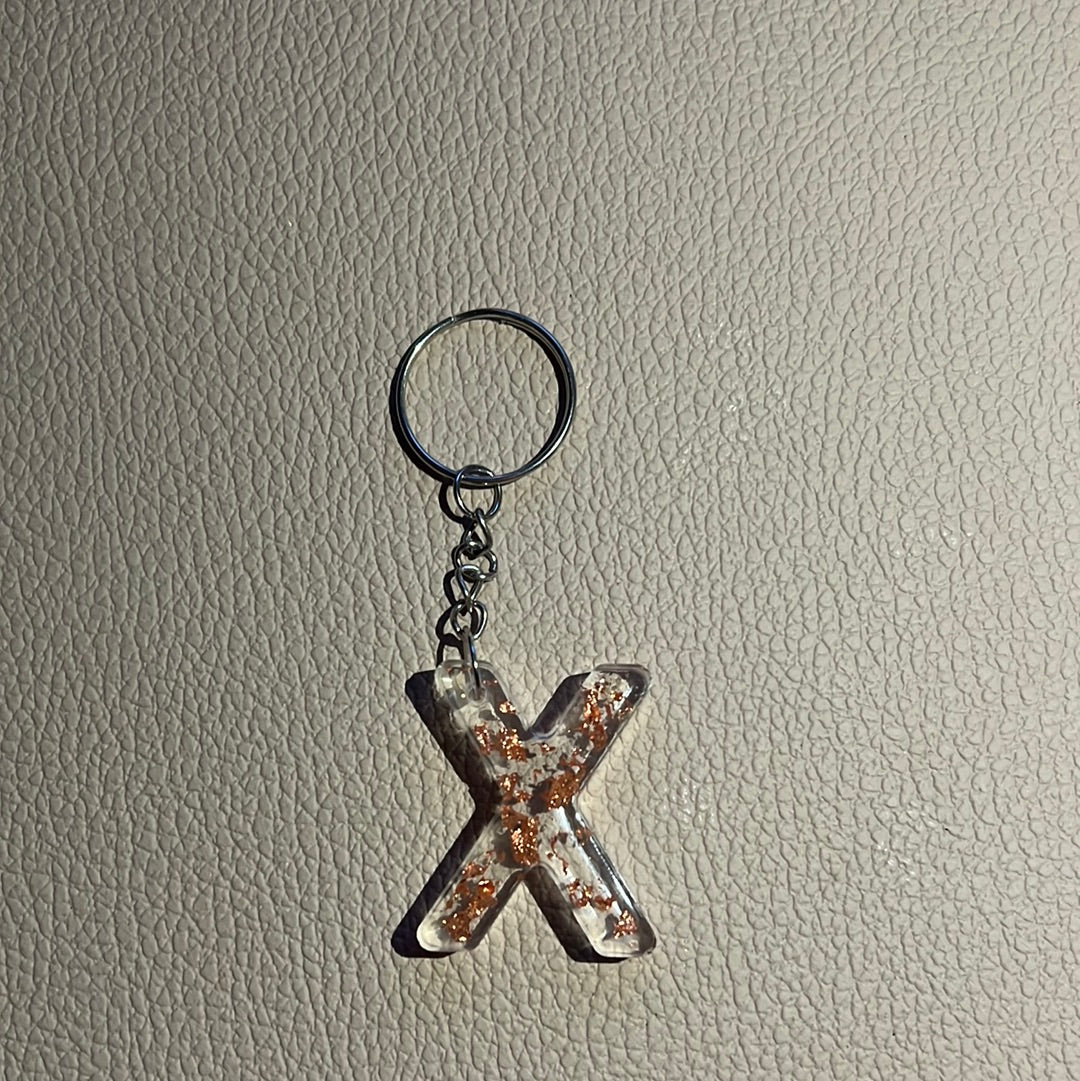 Rose Gold Key Chain (X)