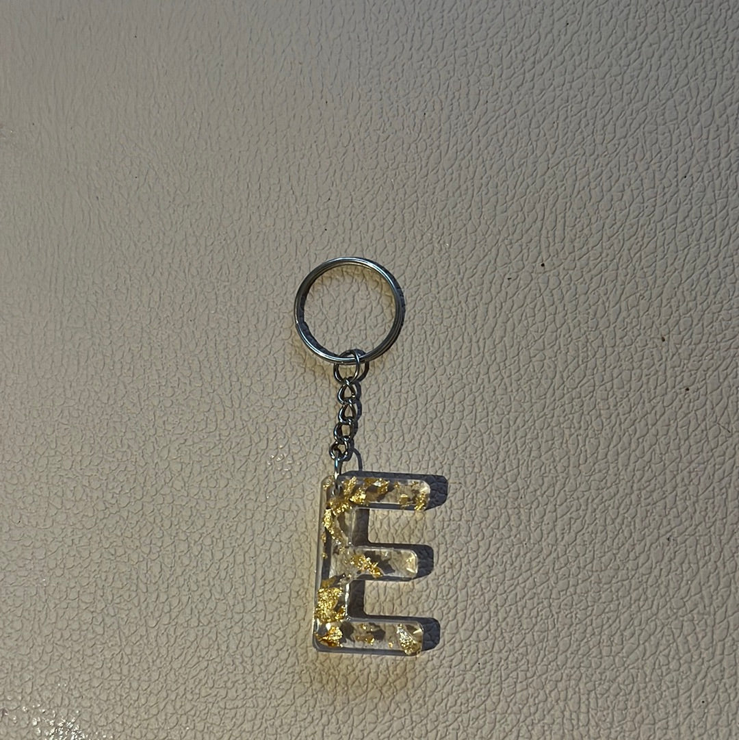 Gold Flake Key Chain (E)