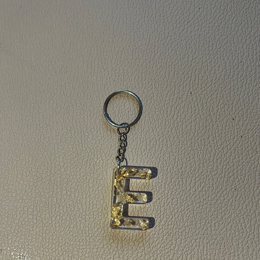 Gold Flake Key Chain (E)