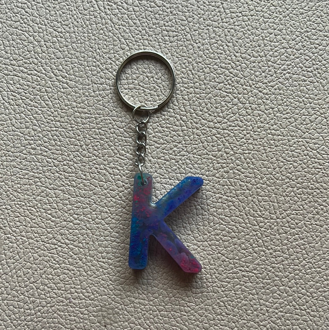 Water Colour Affect Key Chain (K)